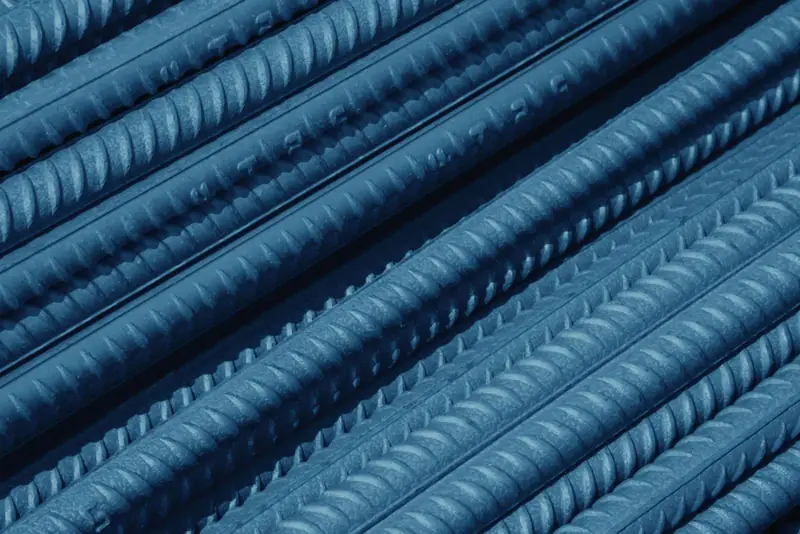 Bundled steel reinforcement bars